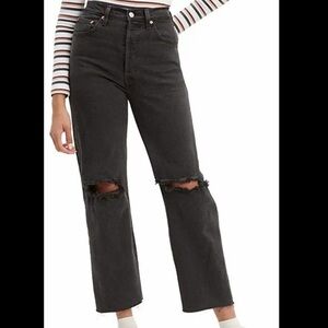 Levi's Women's Ribcage Straight Ankle Jeans size 28